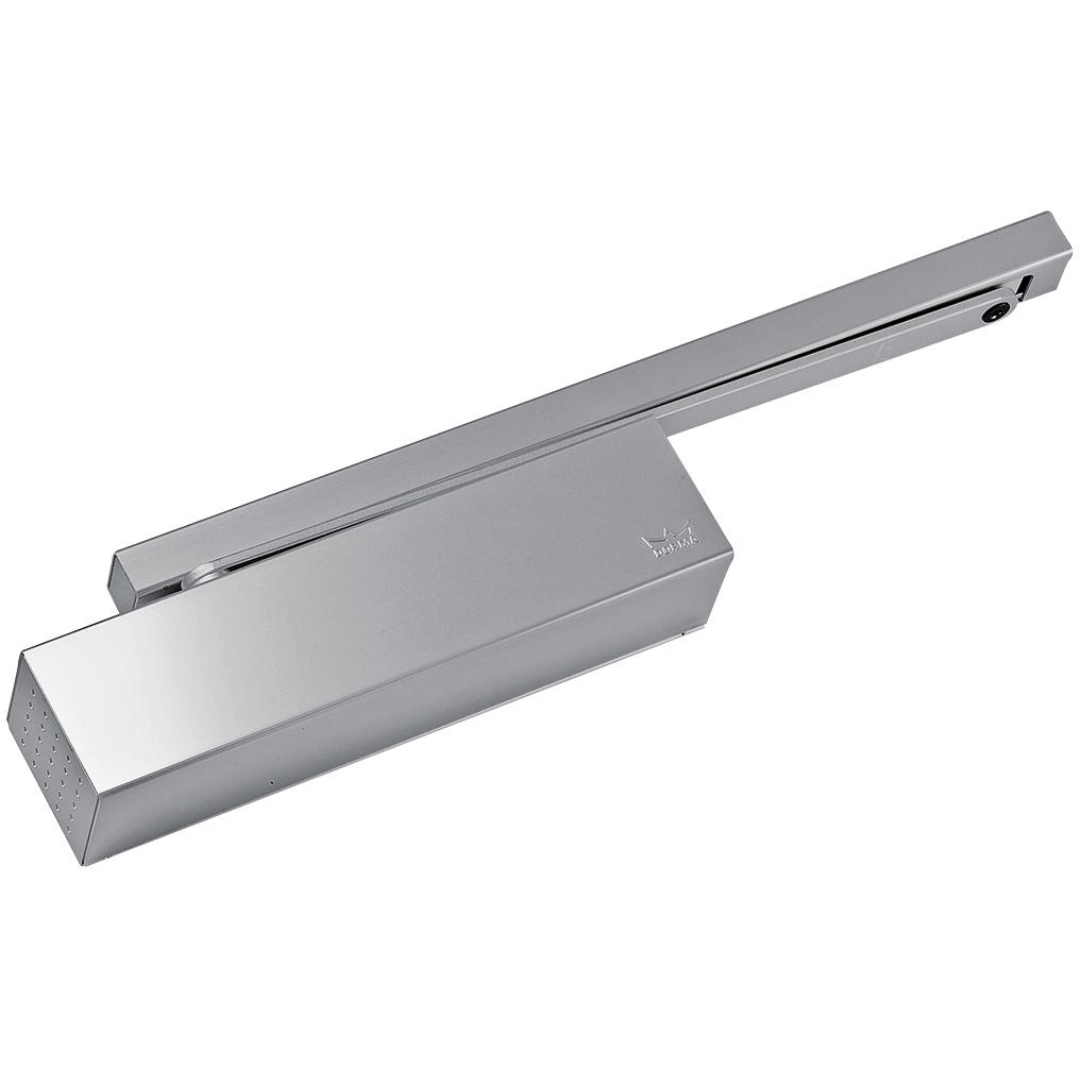 Dormakaba TS93B Deurdranger met Sluitvertraging EN2-5 Contur Design Zilver – Zonder Glijarm